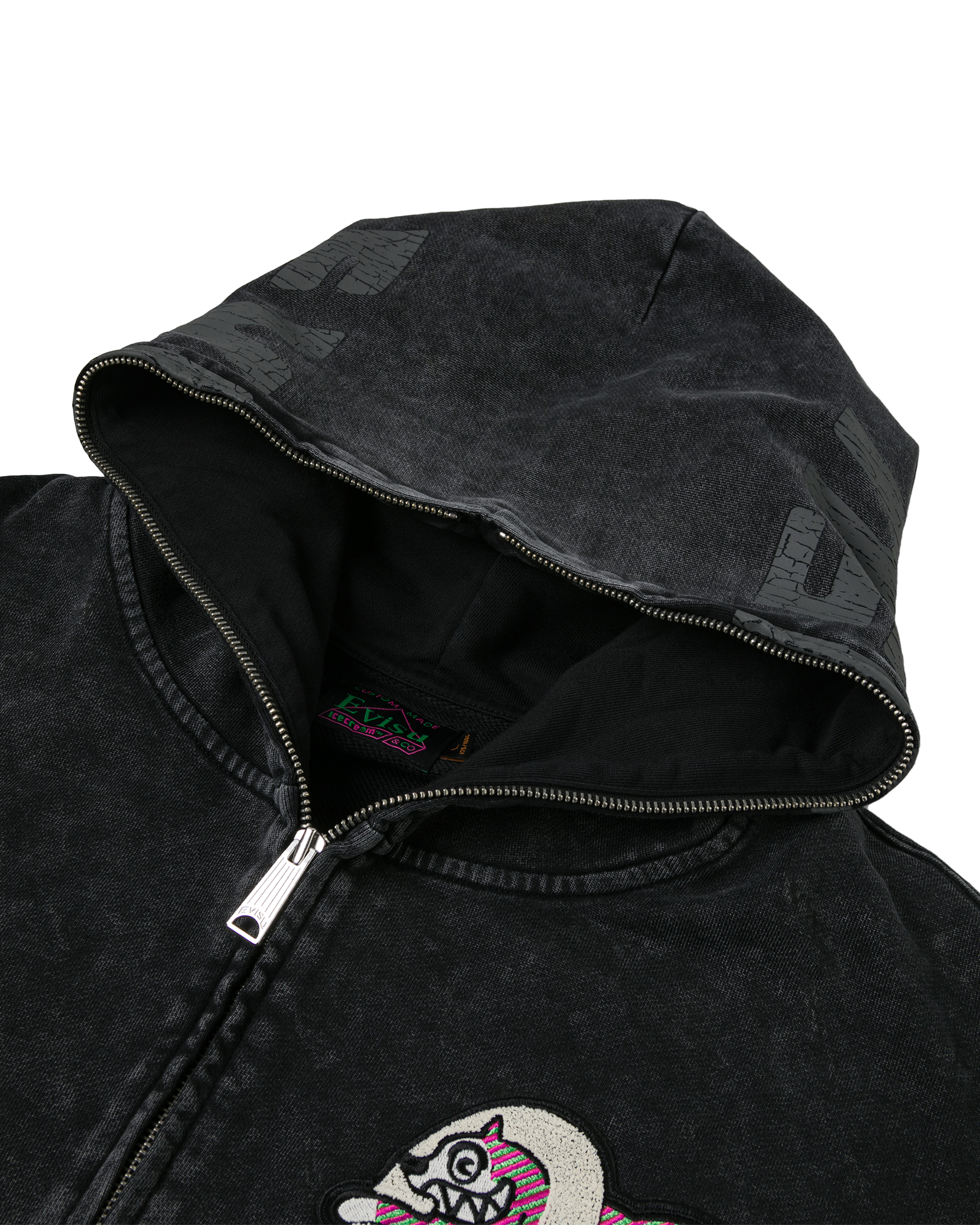 Logo With Seagull Emb. & Printed Hood Sweatshirt - Image 6