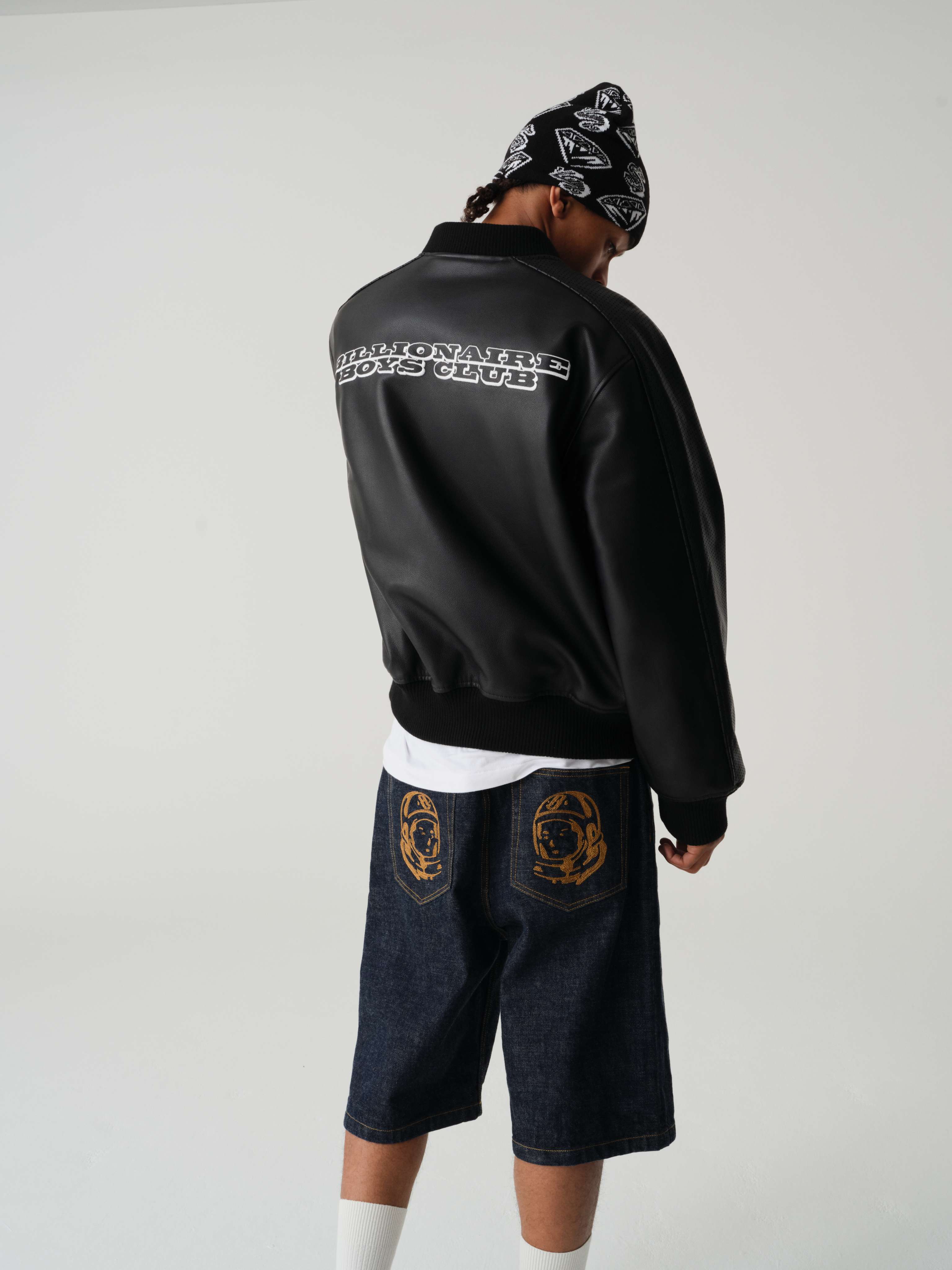 OG Astro Leather Bomber Jacket - Image 3