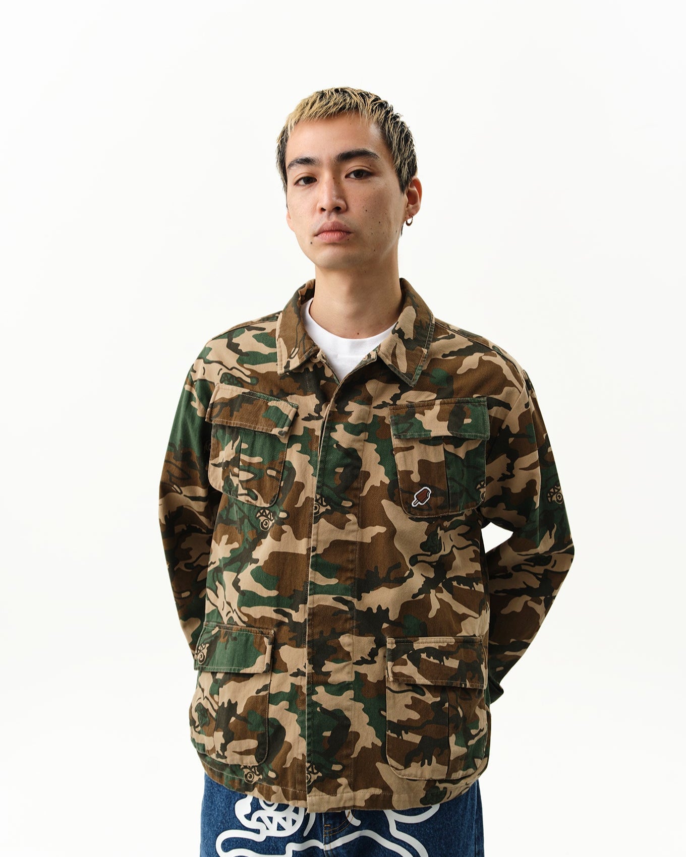Running Dog Woodland Camo Field Jacket - Image 2