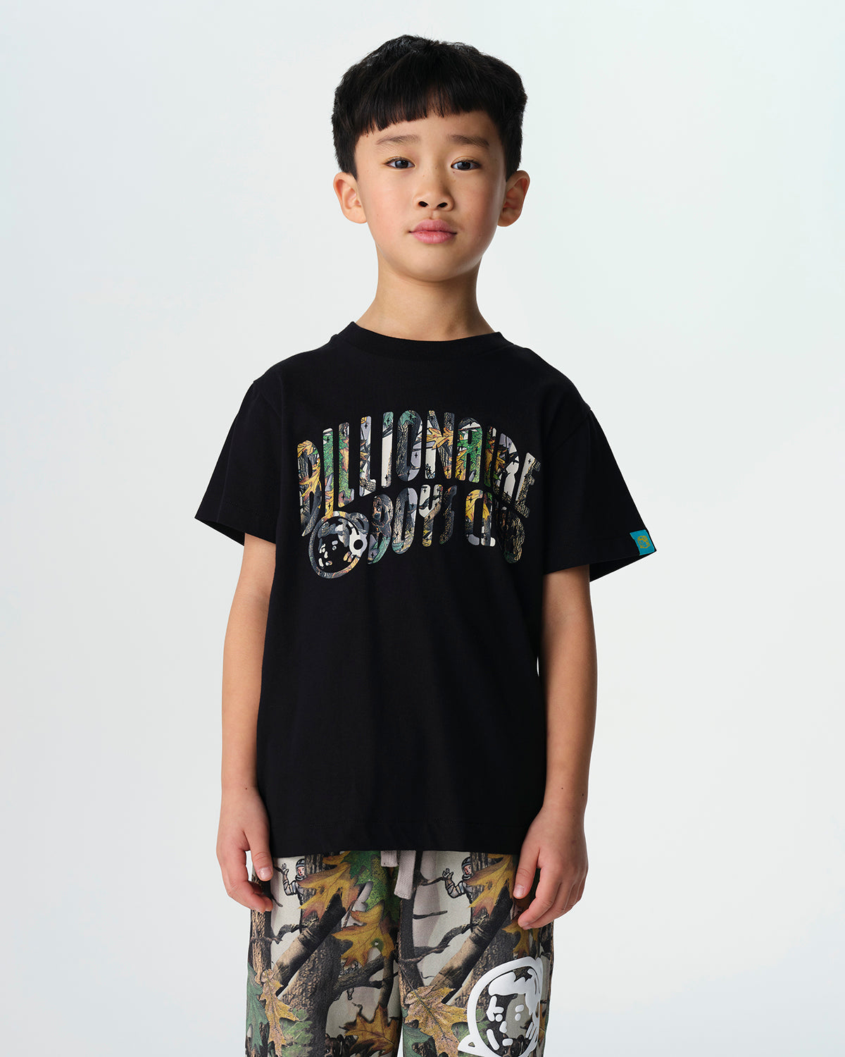 Kids Tree Camo Arch Logo T-Shirt - Image 2