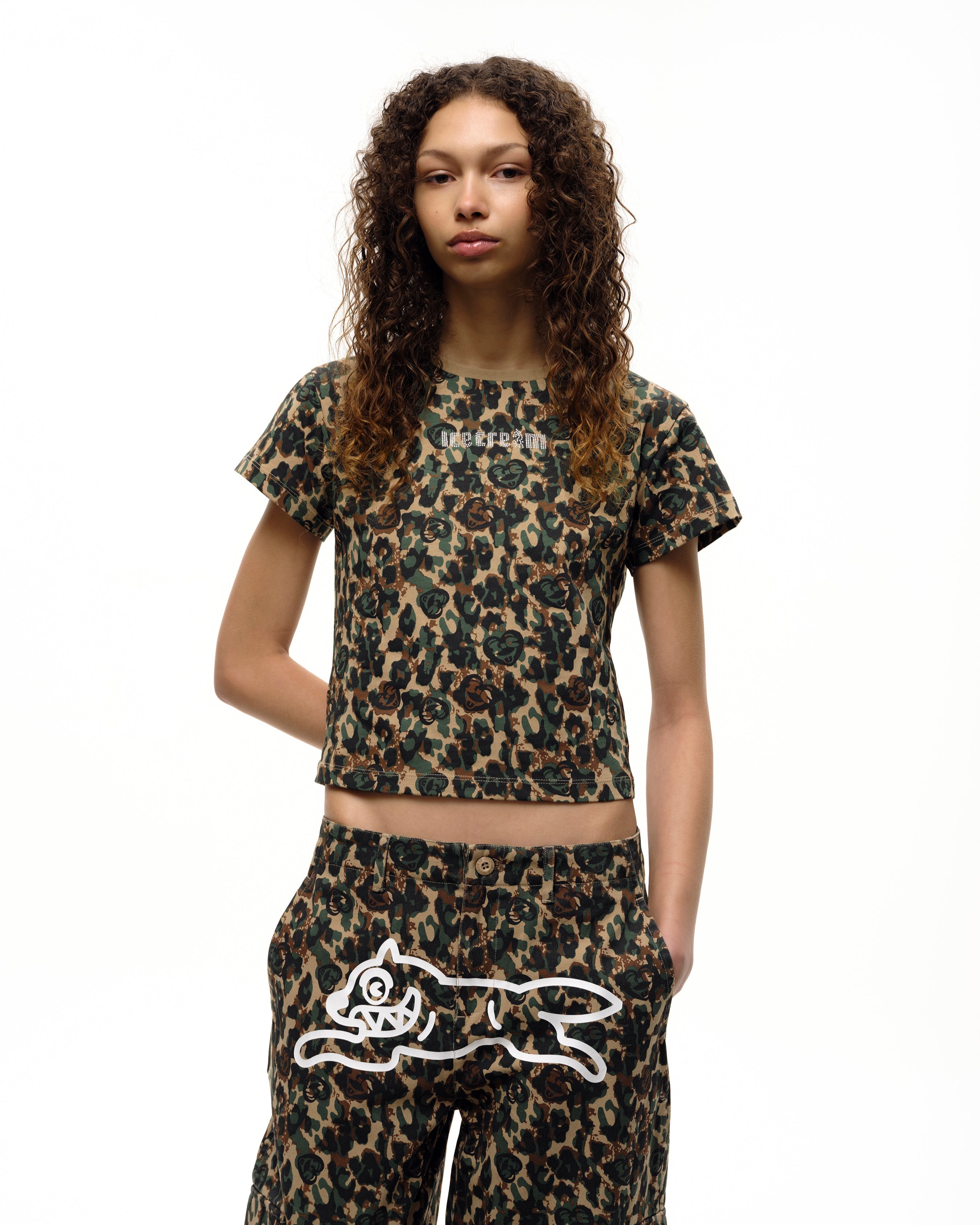 Womens Crystal Soft Serve Baby Tee - Image 2