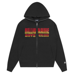 Straight Logo Gradient Diamonte Popover Hood