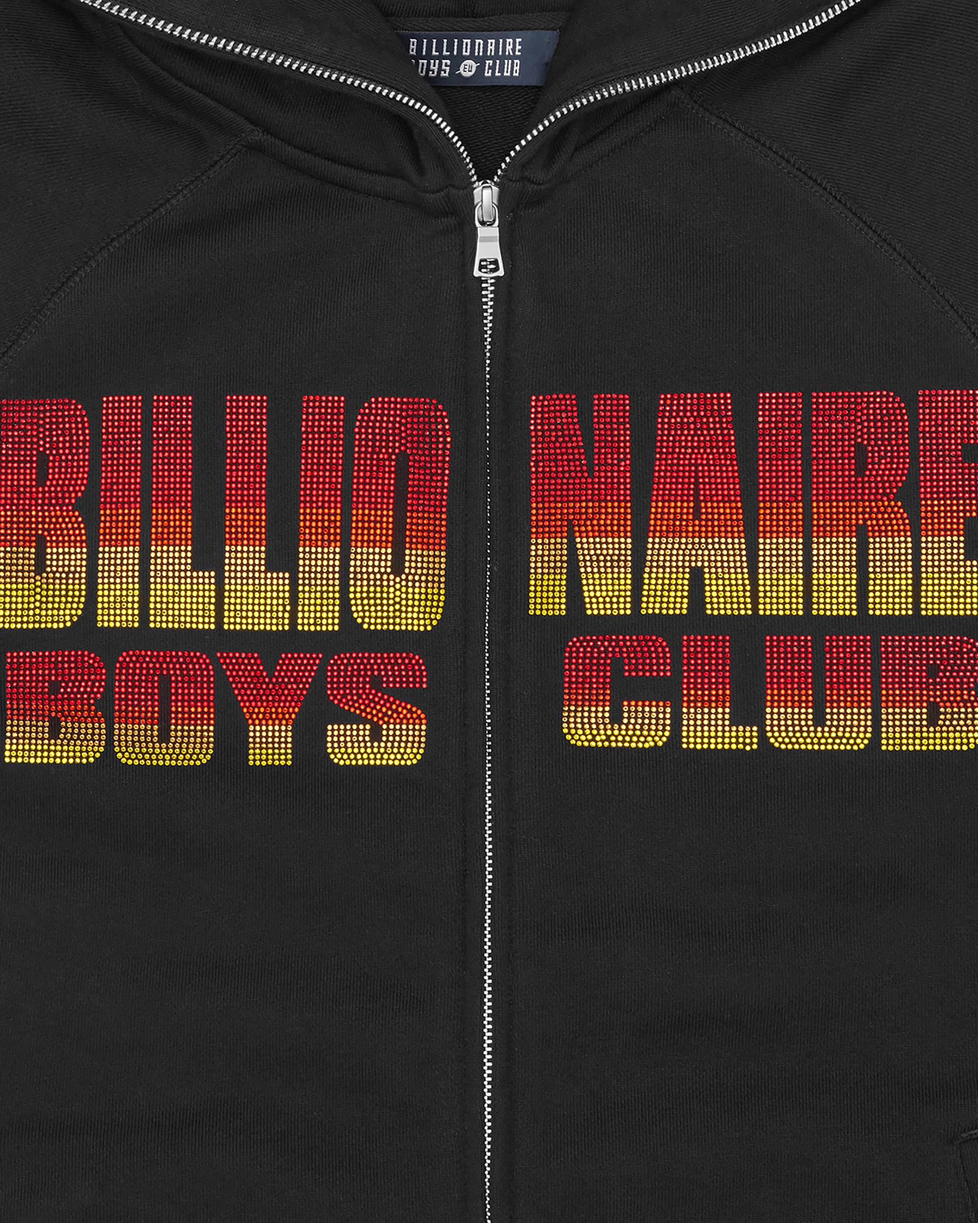 Straight Logo Gradient Diamonte Popover Hood - Image 4