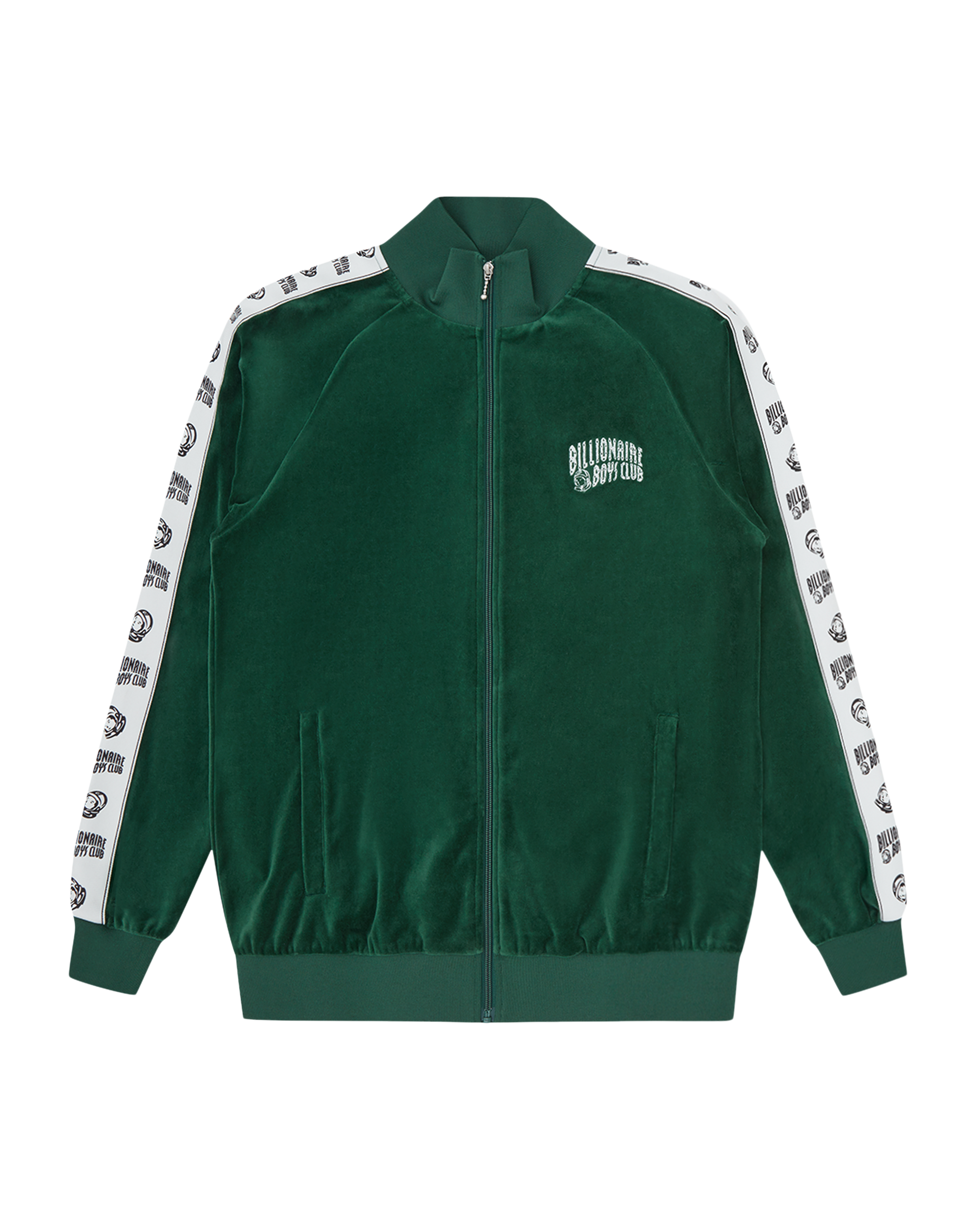 Small Arch Logo Taped Velour Track Top