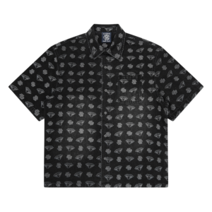 Diamonds & Dollars Oversized Denim Shirt