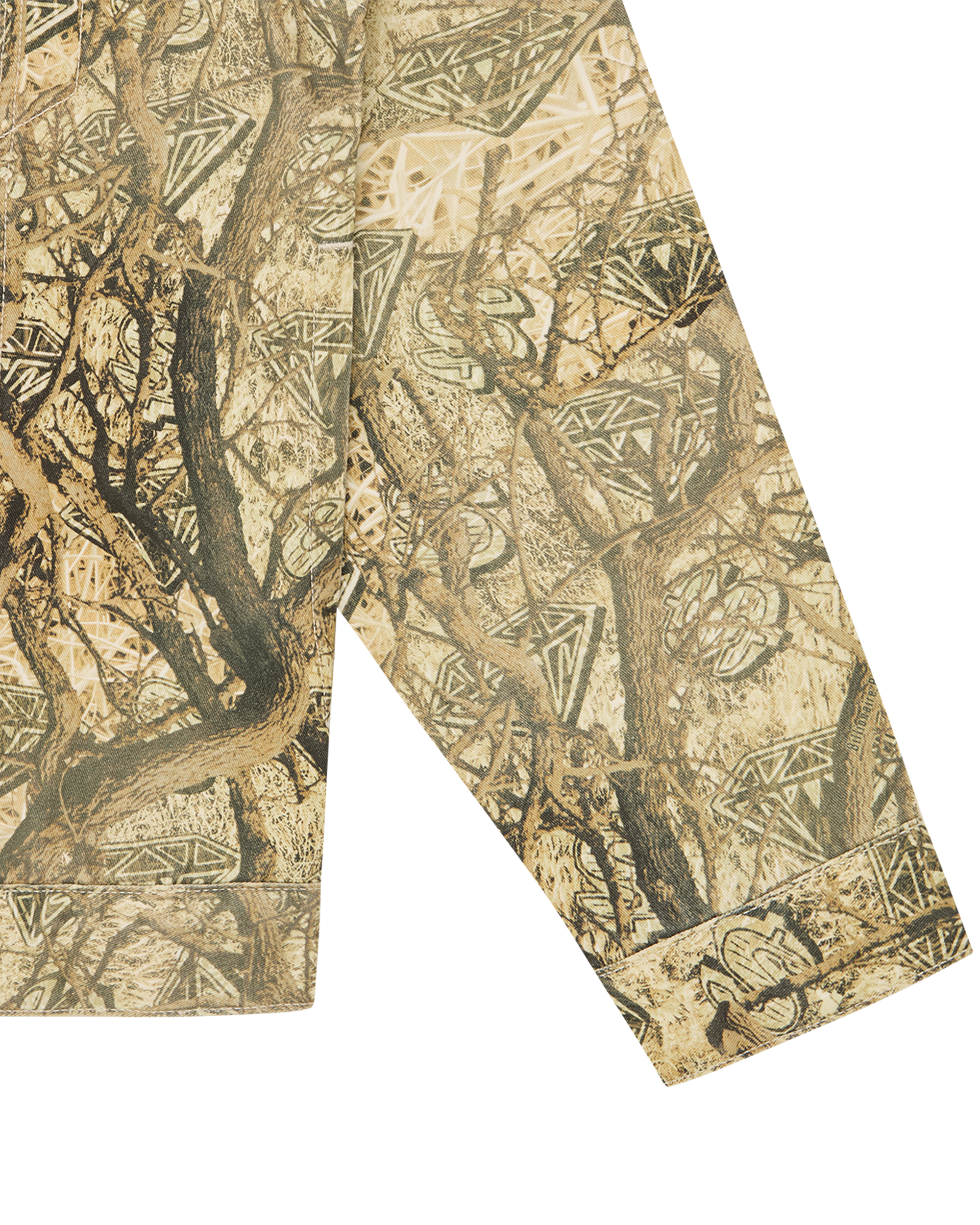 Diamonds & Dollars Tree Camo Trucker Jacket - Image 4
