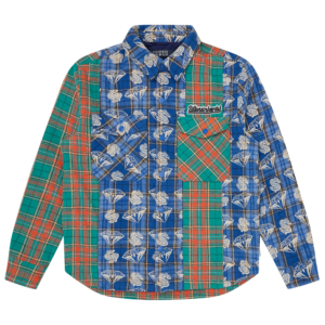 Diamonds & Dollars Check Padded Overshirt