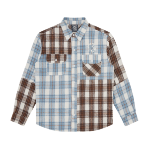 Arch Logo Patchwork Check Shirt