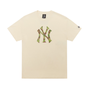 NY Yankees Space Camo Logo Tee