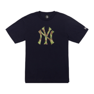 NY Yankees Space Camo Logo Tee