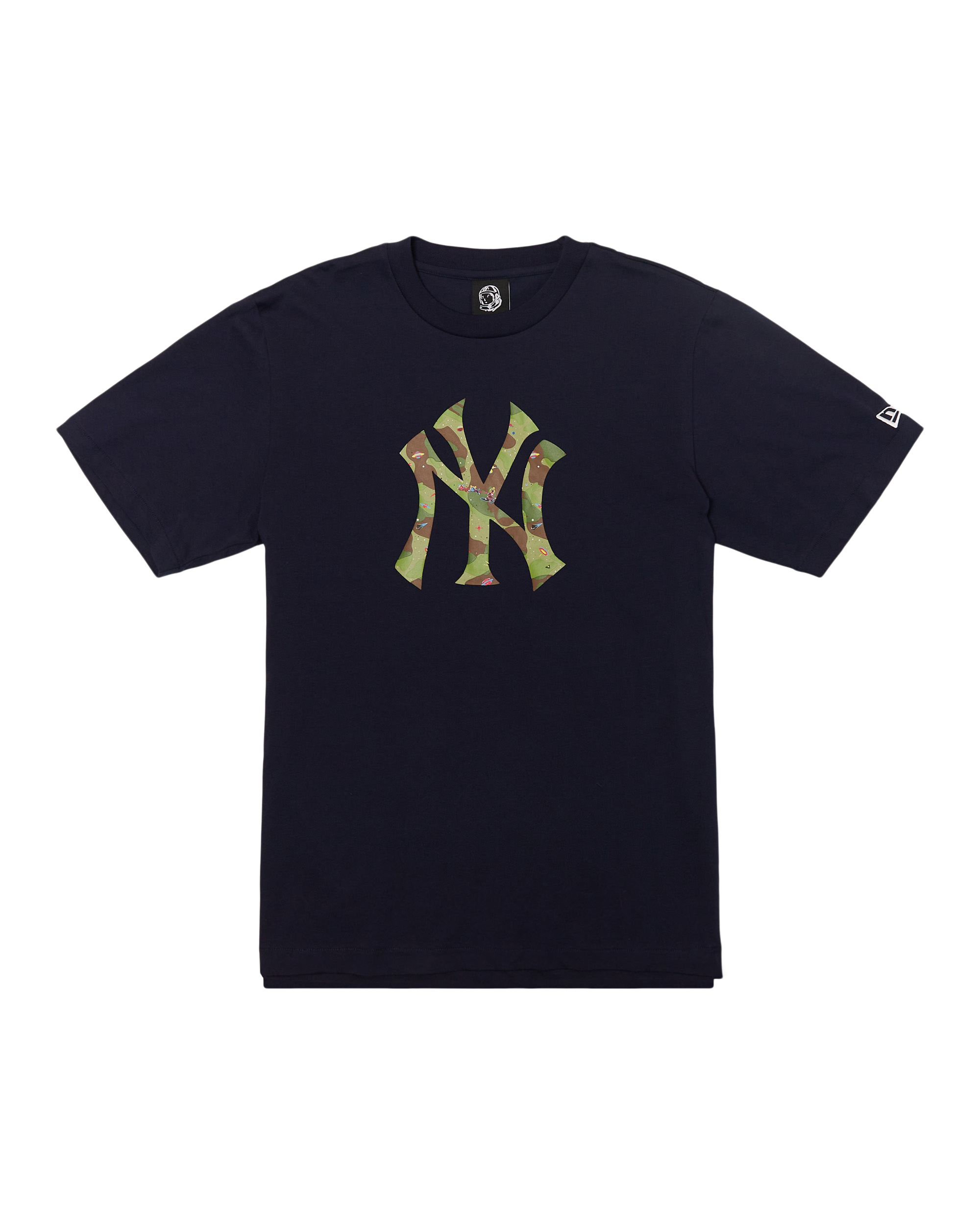 NY Yankees Space Camo Logo Tee