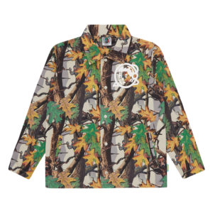 Kids Tree Camo Arch Logo Astro Coach Jacket