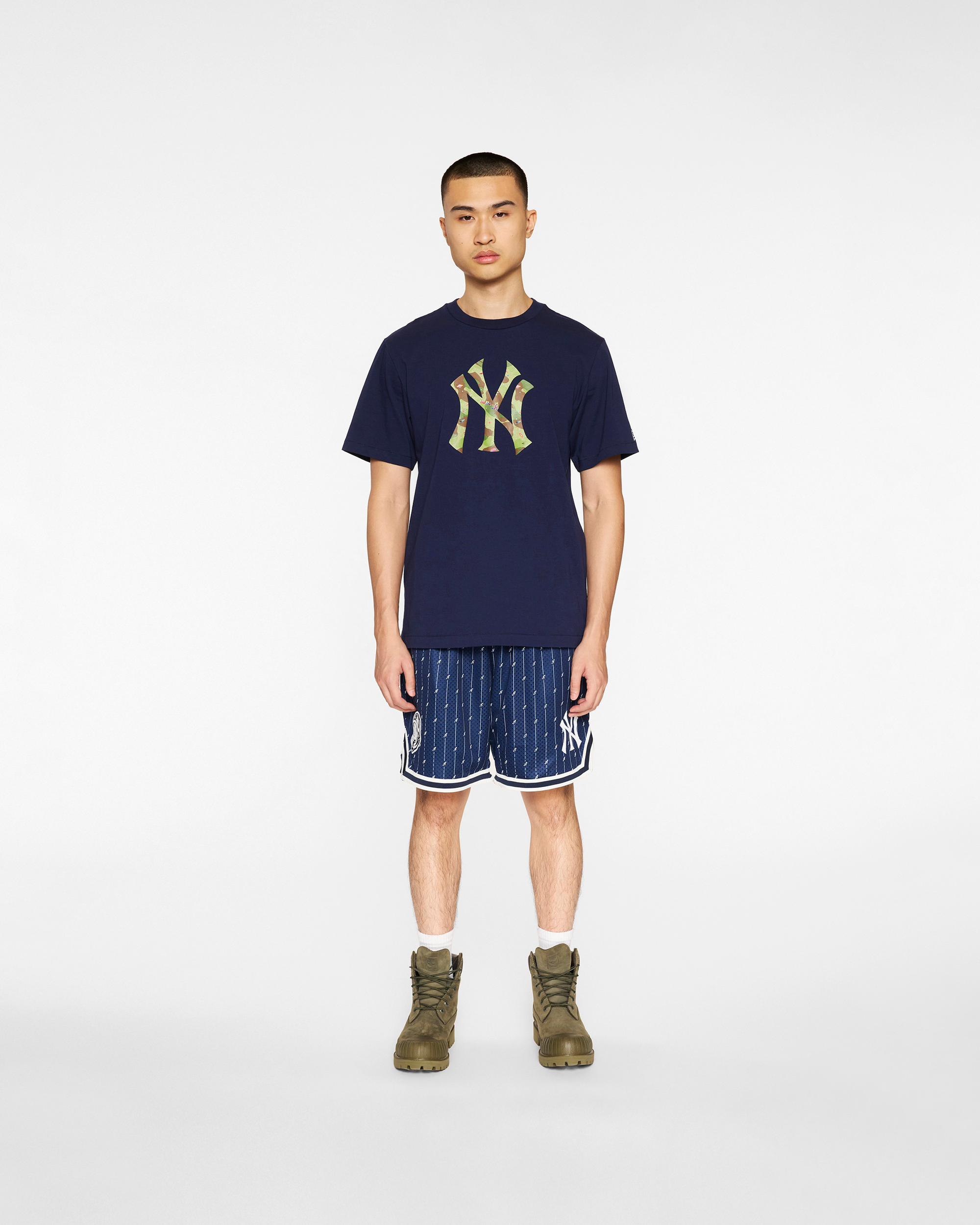 NY Yankees Space Camo Logo Tee - Image 3