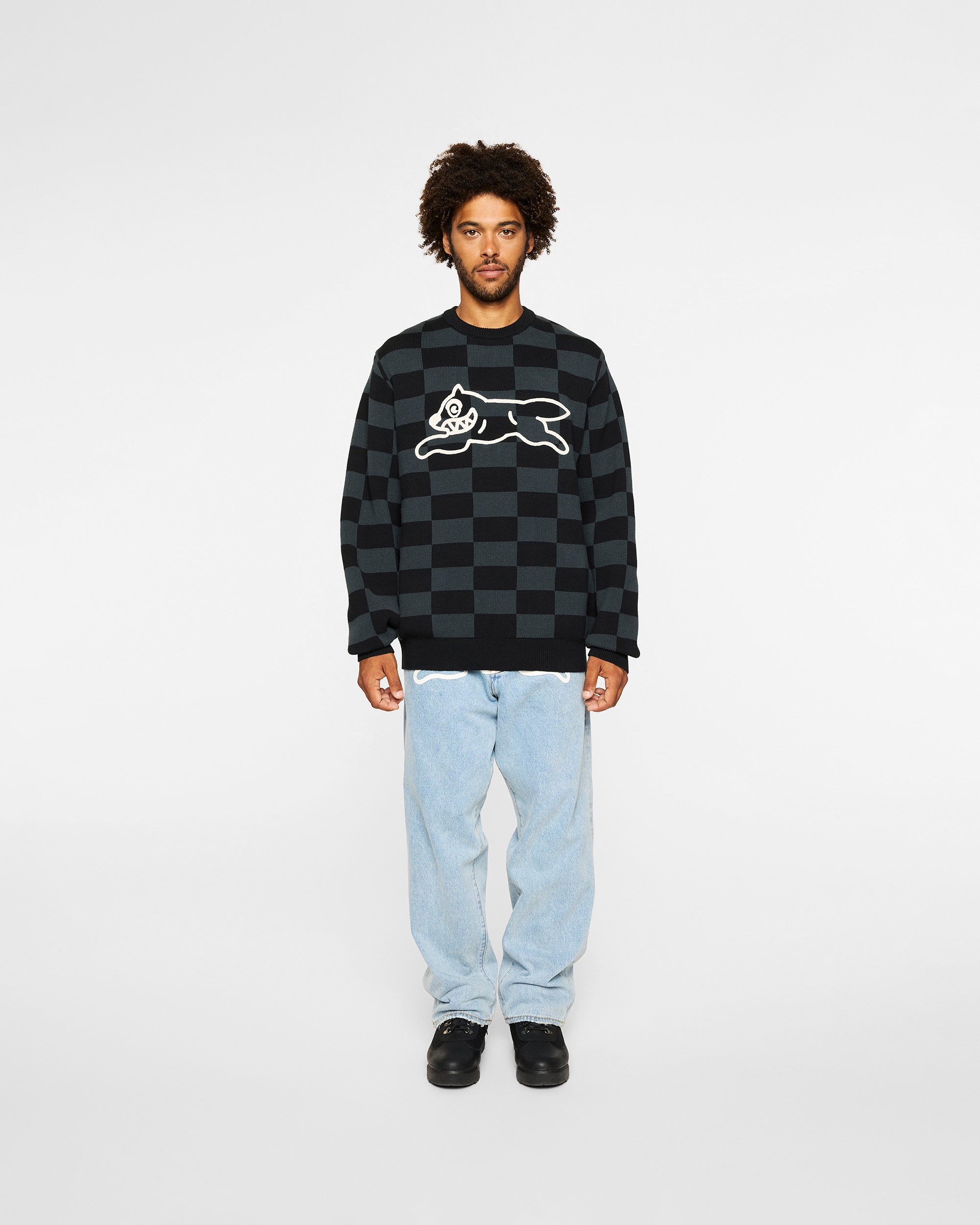 Check Sweater - Image 3