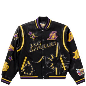 BBC X Jeff Hamilton Lakers Varsity Jacket