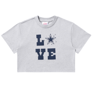 Womens Dallas Cowboys Cropped Tee
