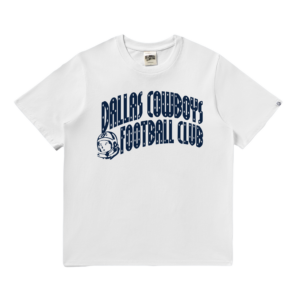 Dallas Cowboys Curve Logo SS White Tee
