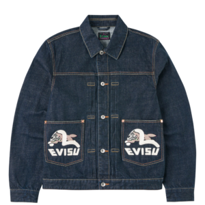 Seagull Print & Emb. Denim Jacket