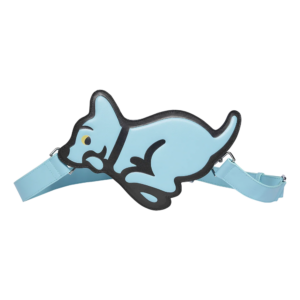 Running Puppy Leather Shoulder Bag