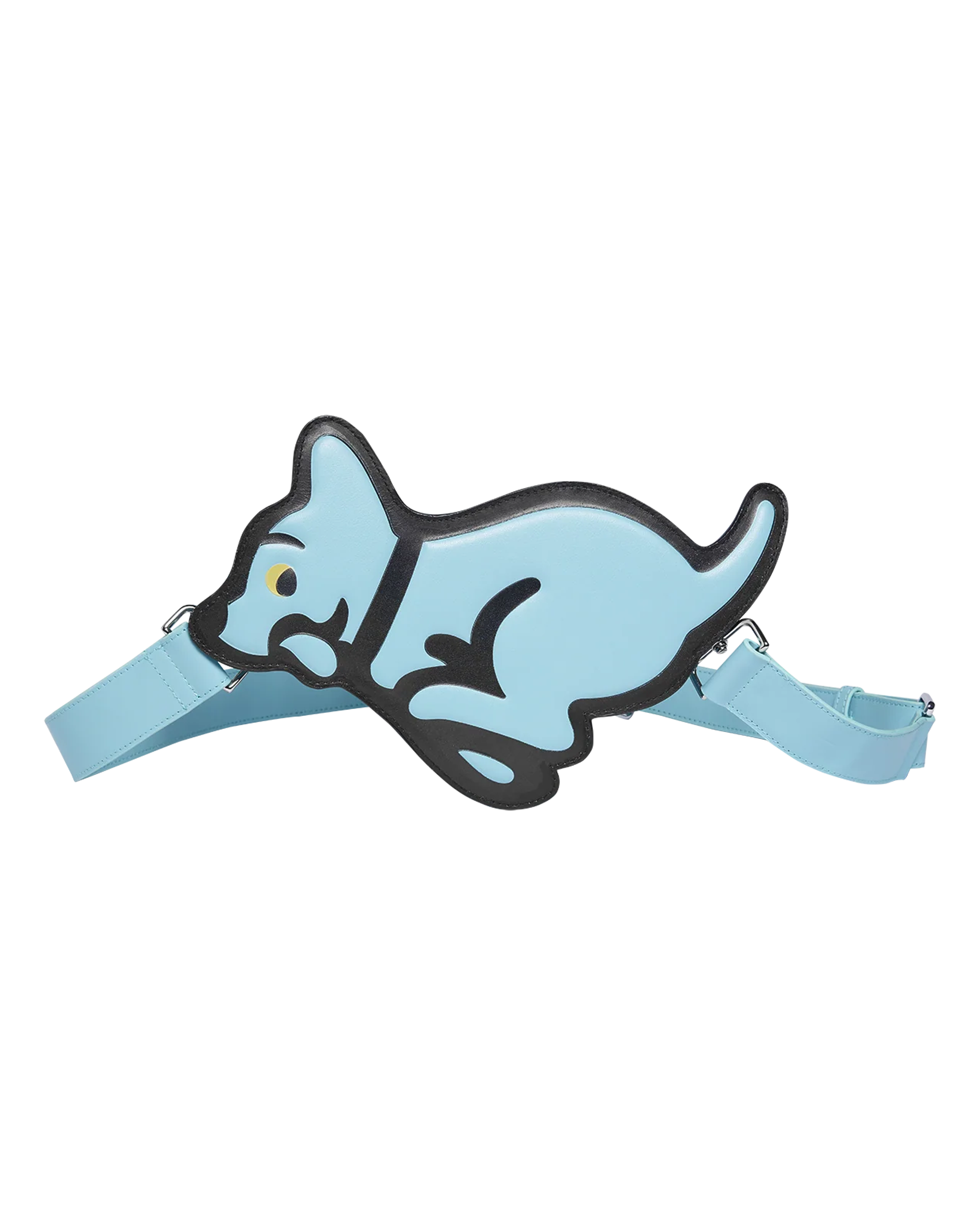 Running Puppy Leather Shoulder Bag