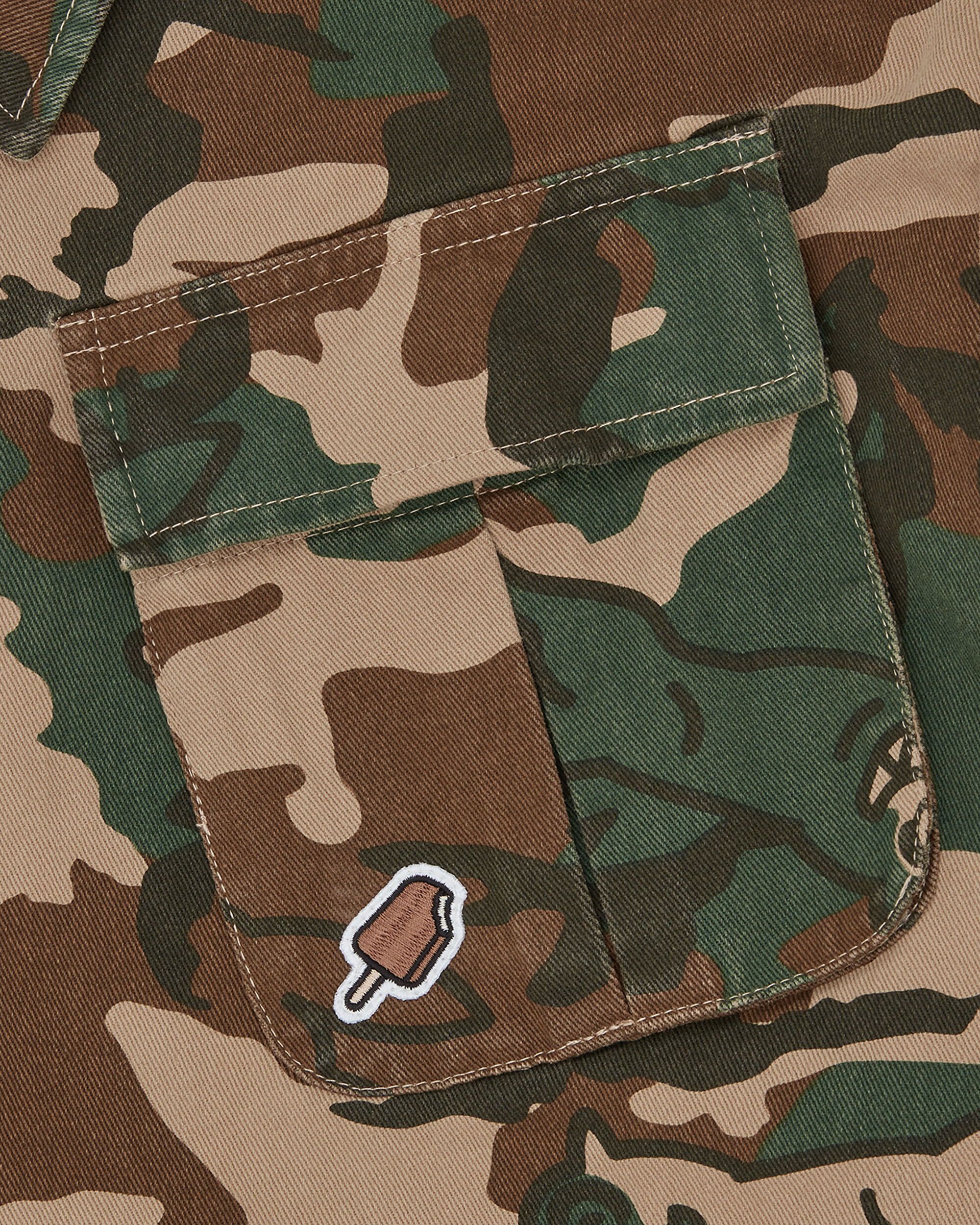 Running Dog Woodland Camo Field Jacket - Image 6