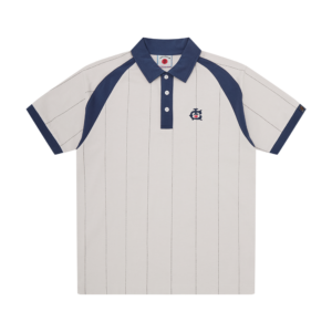 Raglan Pinstripe Polo Shirt