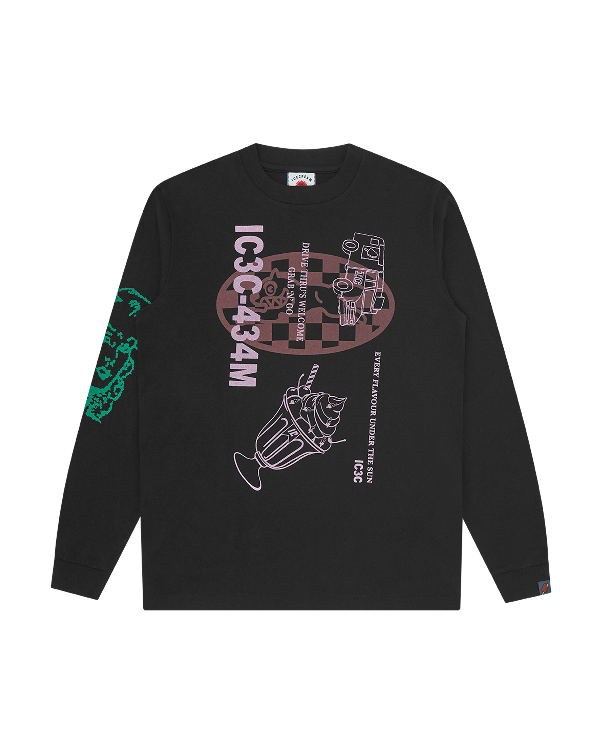 Multi Graphic LS T-Shirt