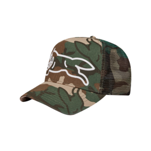 Running Dog Woodland Camo Trucker Cap
