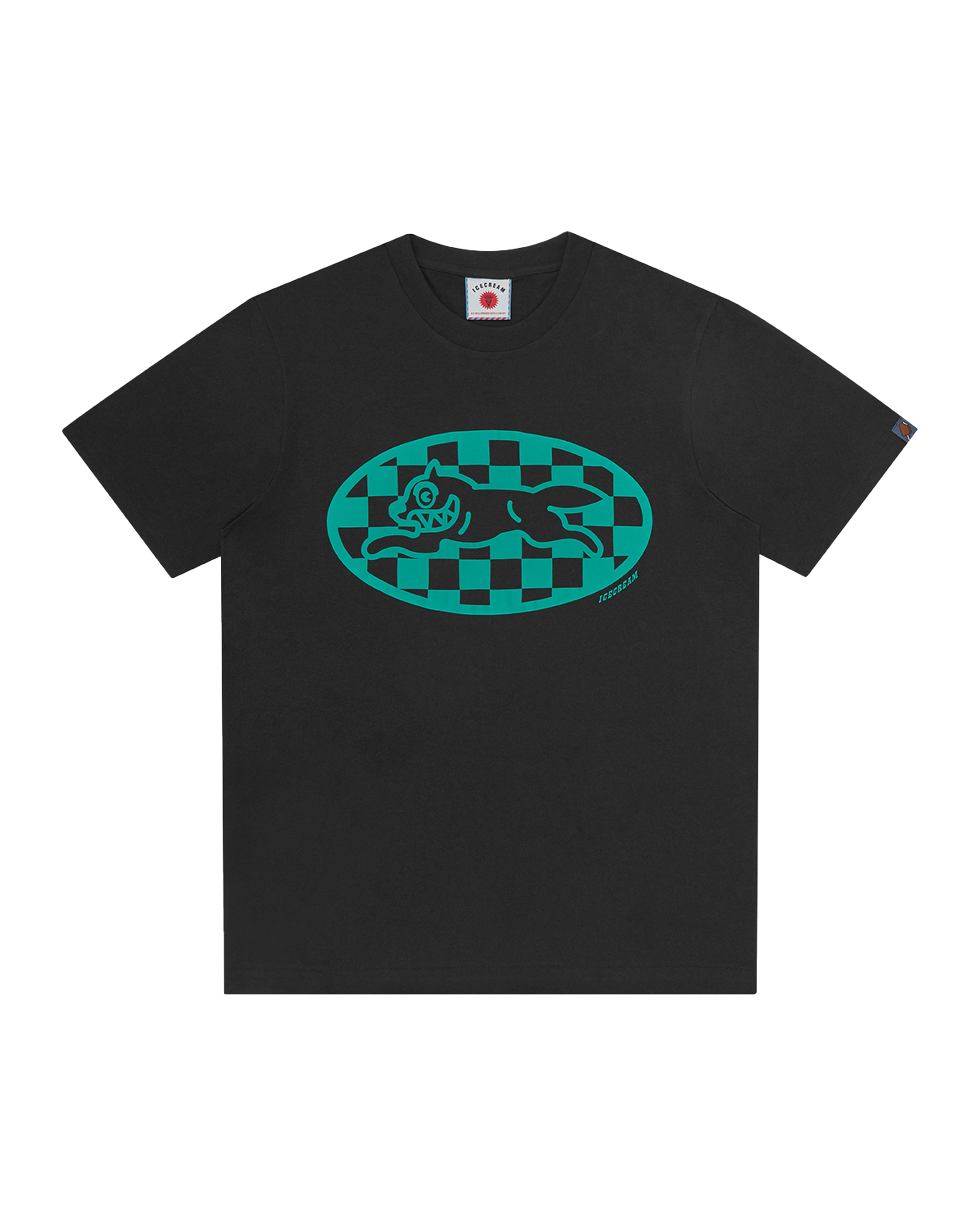 Checker Running Dog T-Shirt