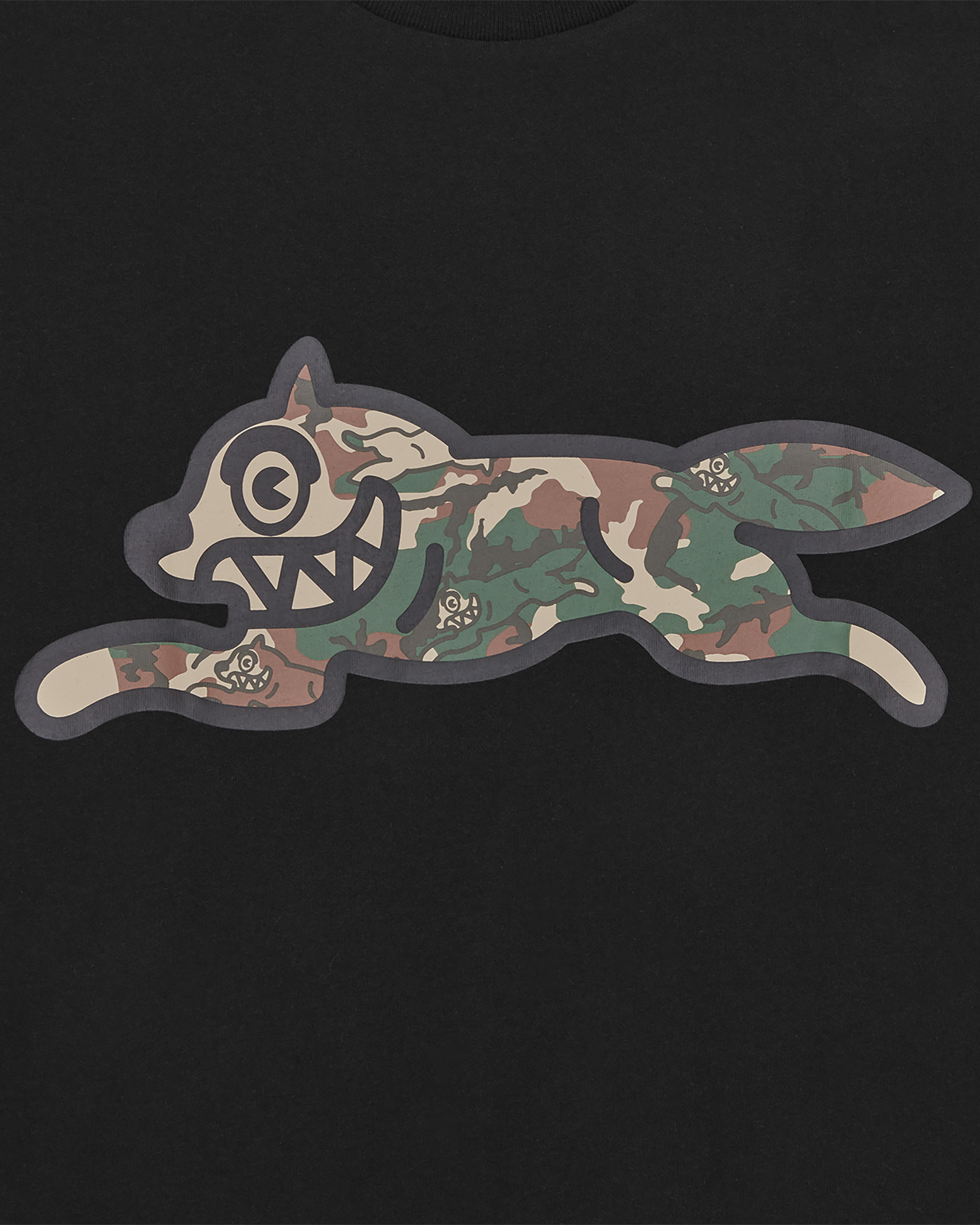 Woodland Camo Running Dog T-Shirt - Image 3