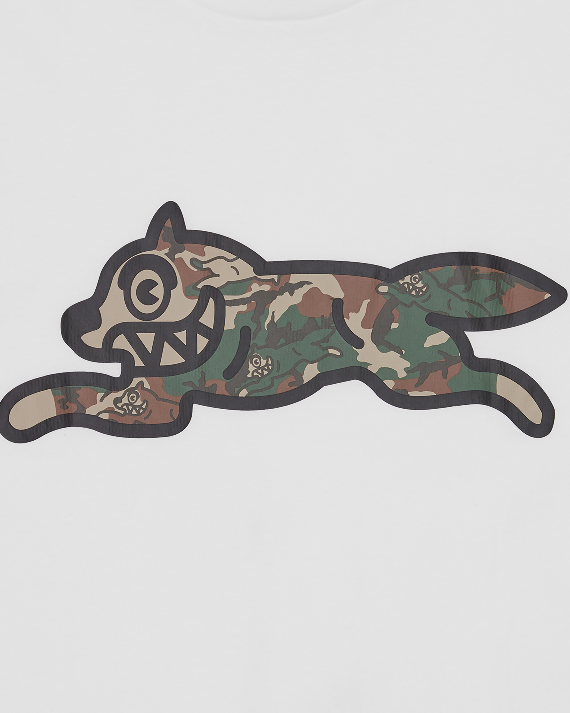 Woodland Camo Running Dog T-Shirt - Image 3