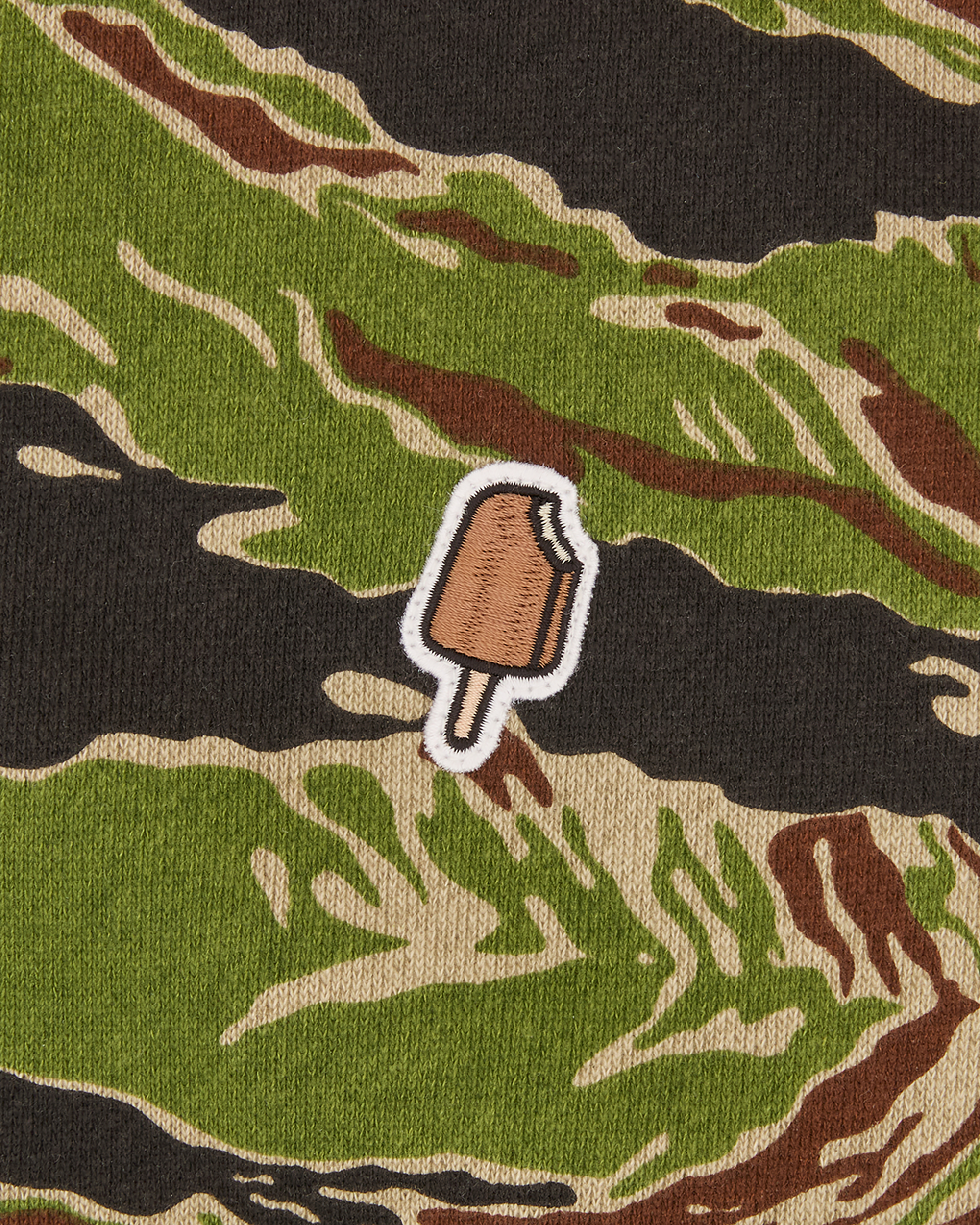 Smiley Tiger Stripe Full Zip-Through Hood - Image 3