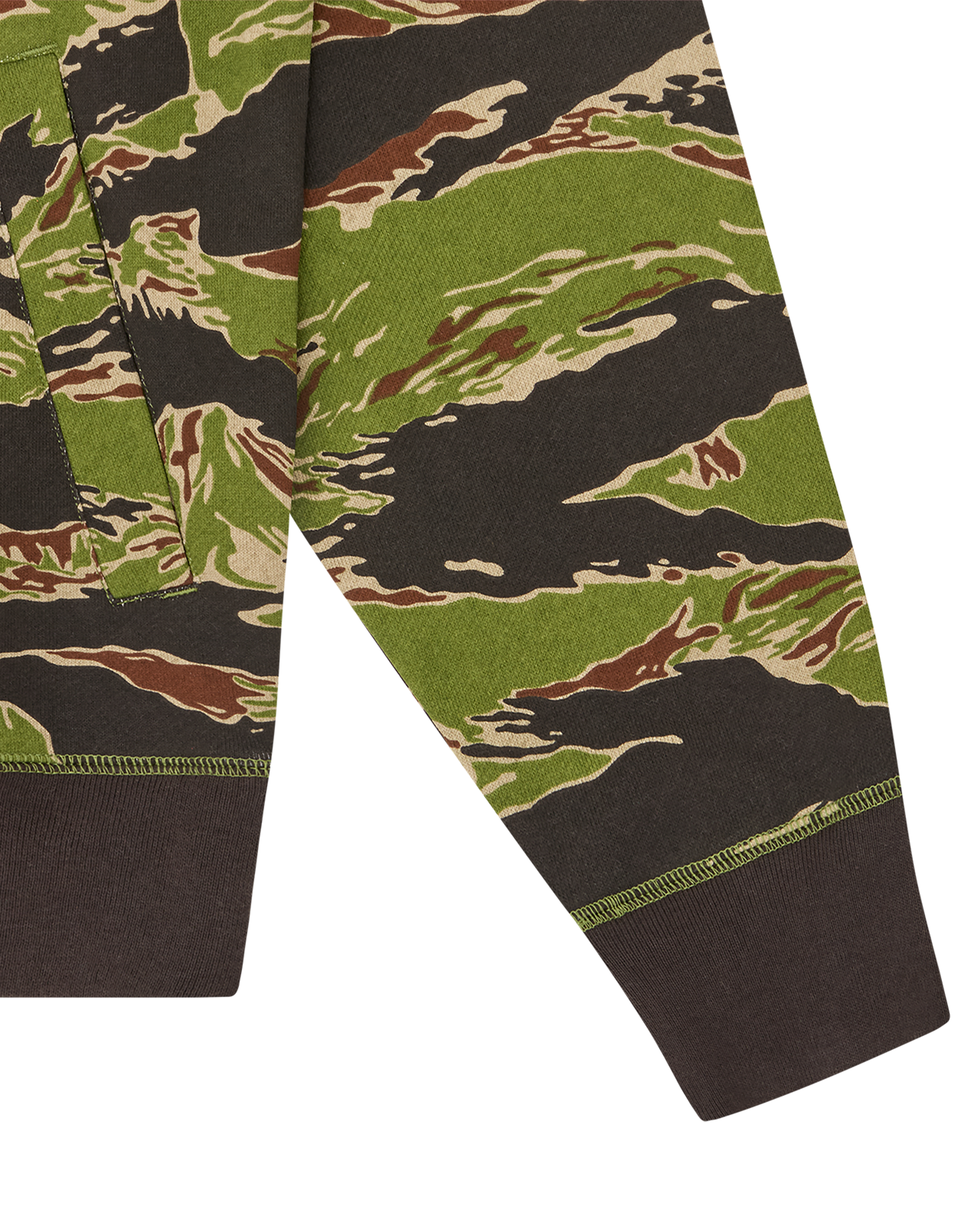 Smiley Tiger Stripe Full Zip-Through Hood - Image 4