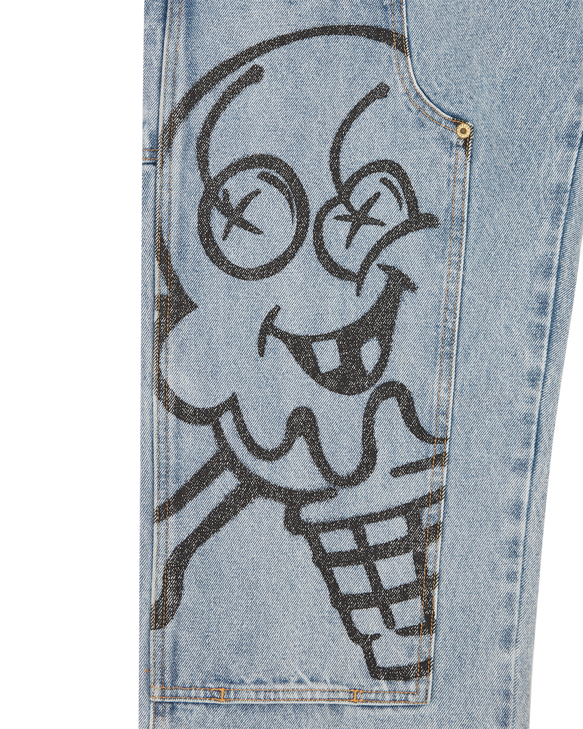 Cone & Bones Denim Carpenter Pants - Image 4