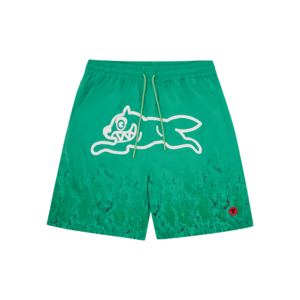 Gradient Snakeskin Running Dog Swim Shorts