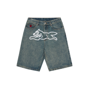 Running Dog Denim Shorts