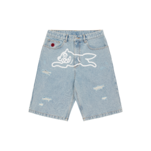 Running Dog Denim Shorts