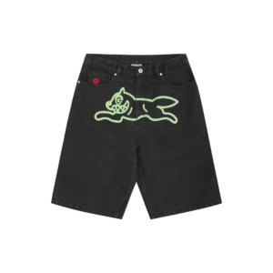 Running Dog Denim Shorts