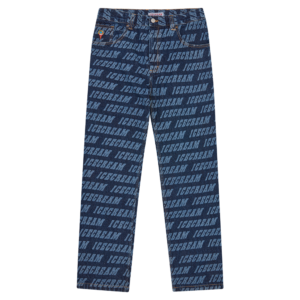Repeat Logo Double Scoop Denim Pant