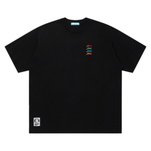 Embroidered Logo Cotton T-Shirt Running Dog