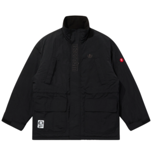 Embroidered Logo Nylon Coat