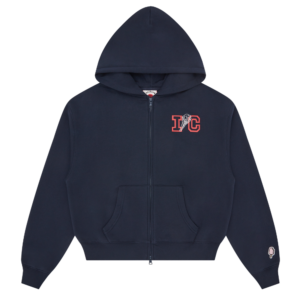 Womens Cone Cropped Zip Through Hood