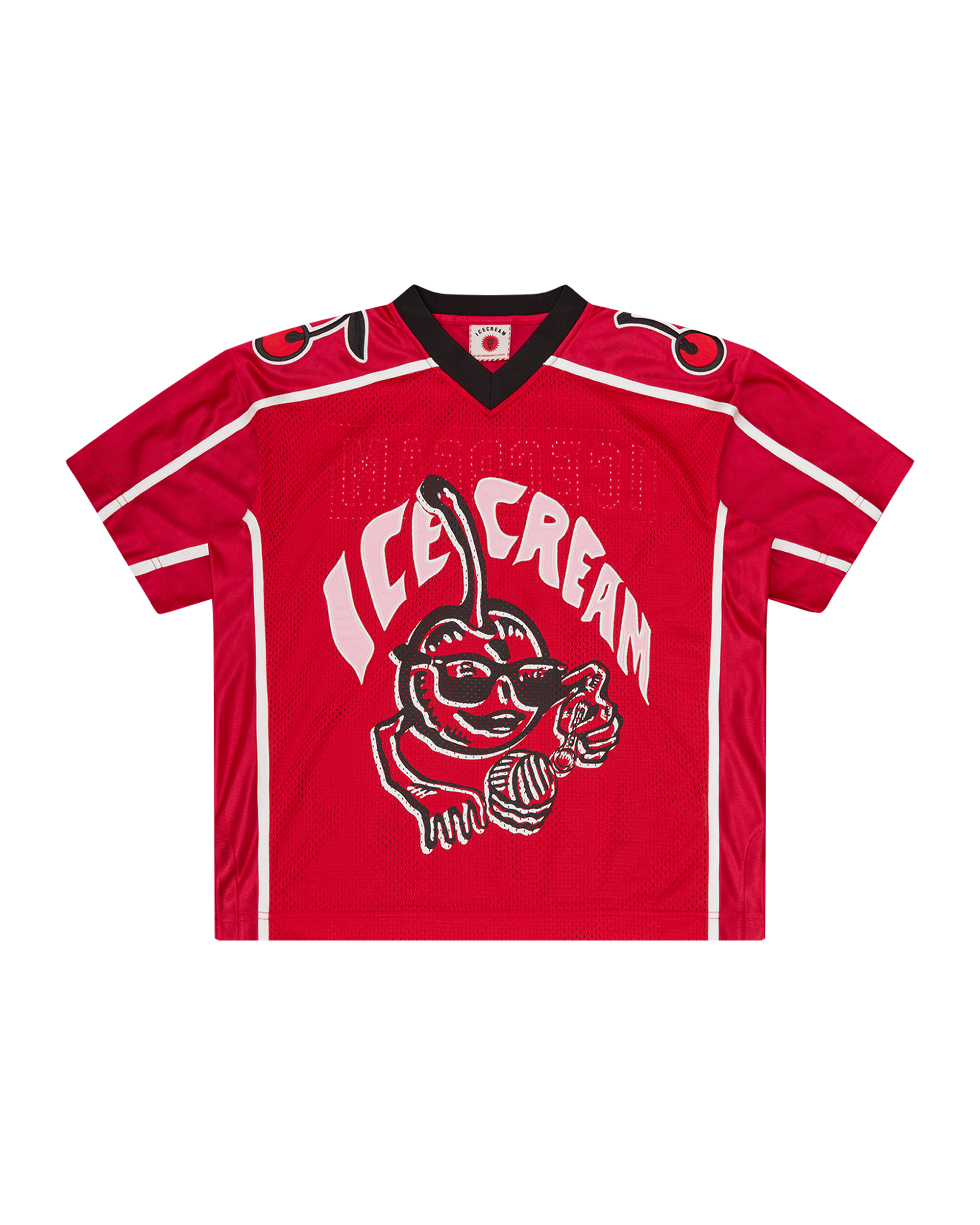 Womens Cherry Football Jersey