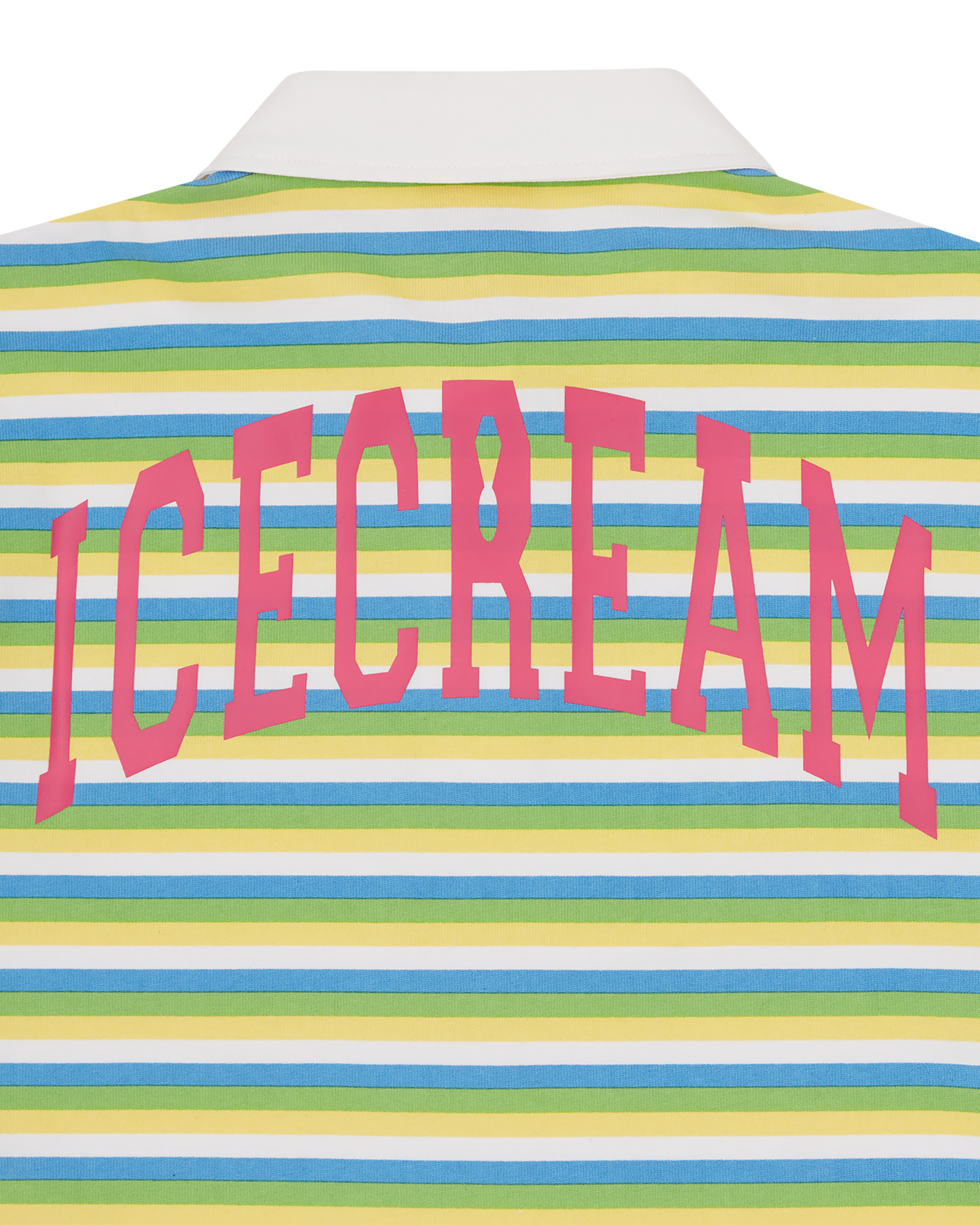 Womens Popsicle Striped Cropped Rugby Shirt - Image 5