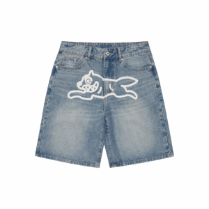 Running Dog Denim Shorts
