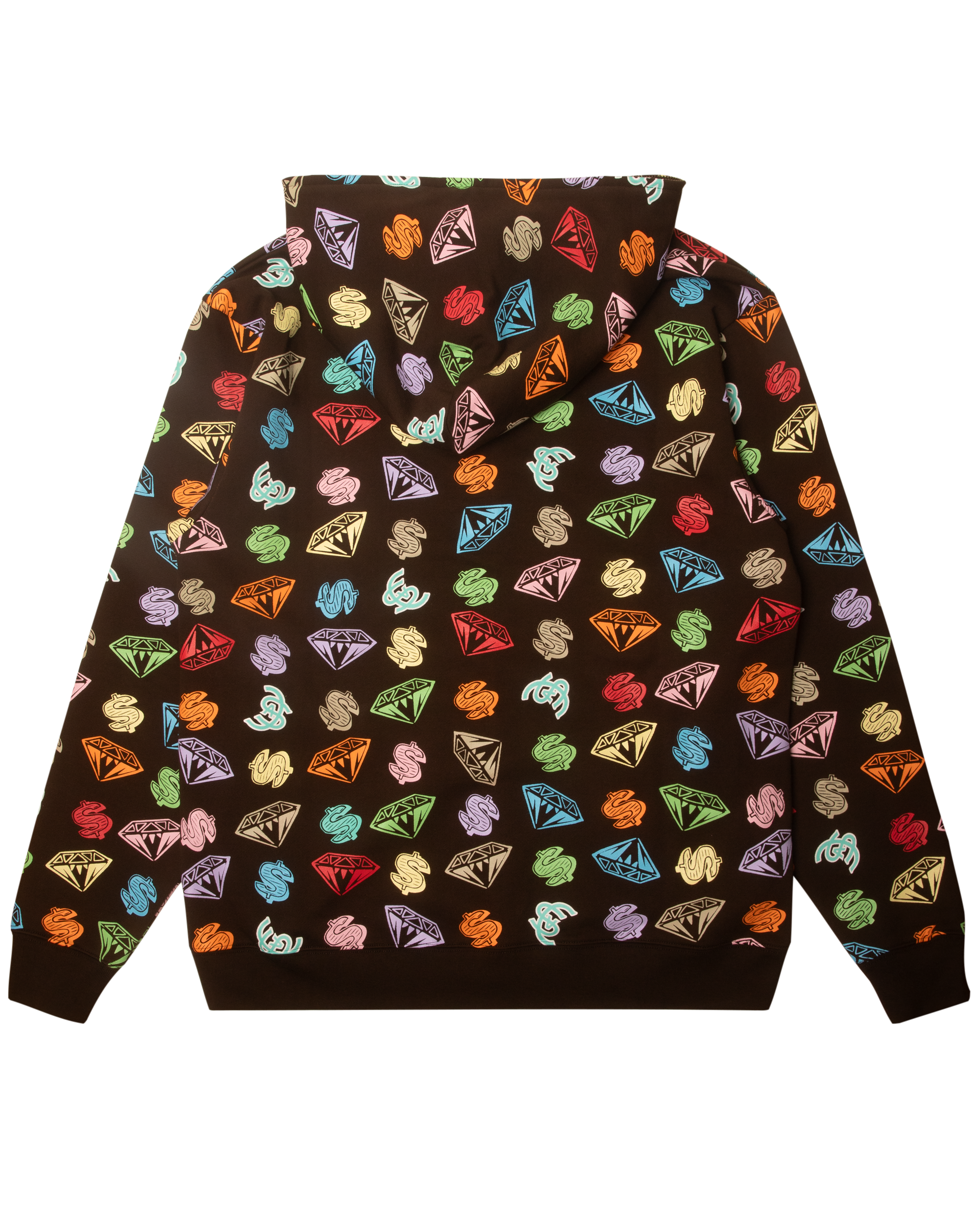 Diamonds & Dollars Full Zip Hoodie - Image 2